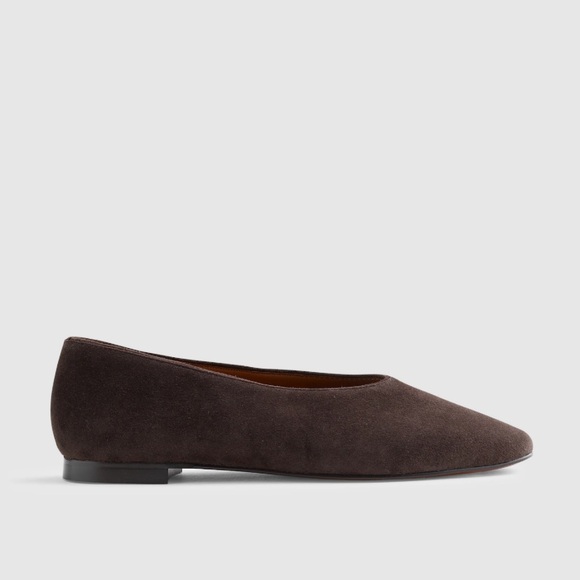 Madewell Shoes 5 Mylie Ballet Flat Brown Suede - Picture 2 of 13